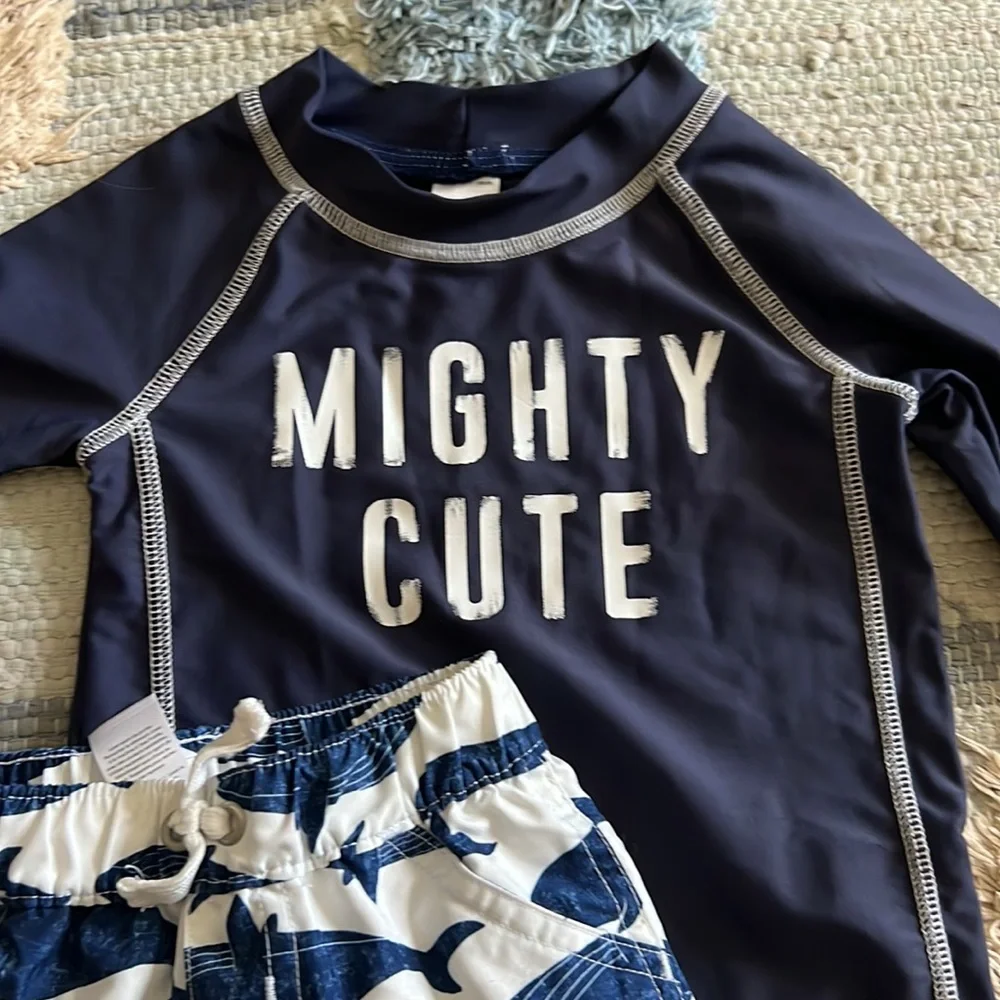 Carters 9mo Bathing Suit Set - Picture 3 of 3